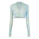 жилетка,дамски,плетени,дрехи,off,white,tie,dye,cardigan,light,blue