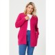 жилетка,дамски,плетени,дрехи,дамски,облекла,размер,be,you,fluffy,knit,cardigan,hot,pink
