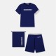 тениска,детски,3/4,панталони,dsquared2,kids',dsq,t,shirt,and,shorts,set,blue,dq865