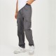 панталони,мъжки,панталони,brave,soul,men's,loose,fit,cotton,poplin,cargo,trousers,dark,grey