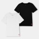 юношеска,тениска,детски,облекла,levis,two,pack,t,shirt,set,juniors,black,white
