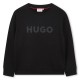детски,облекла,hugo,logo,crewneck,juniors,black,09b