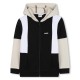 суичър,boss,kids,colour,block,zip,hoodie,black,09b