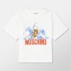 юношеска,тениска,детски,3/4,панталони,moschino,teddy,bear,windsurf,t,shirt,&,shorts,set,juniors,wht,blu83542
