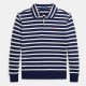 юношеска,блуза,с,яка,детски,3/4,панталони,polo,ralph,lauren,stripe,1,4,zip,polo,top,juniors,newport,navy