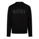 блуза,мъжки,блузи,boss,men,s,salbo,tonal,logo,cotton,long,sleeve,sweatshirt,black