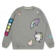 детска,блуза,детски,блузи,детски,3/4,панталони,diadora,unisex,kids',unicorn,sweat,crew,sweatshirt,melange,grey