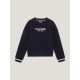 юношеска,блуза,промоция,на,зимни,облекла,детски,облекла,tommy,hilfiger,foil,crew,neck,sweater,junior,desert,sky