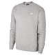 nike,sportswear,club,crew,grey