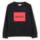 детски,3/4,панталони,hugo,hugo,box,logo,crew,jn62,black,09b