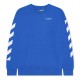 юношеска,блуза,детски,облекла,off,white,diag,crewneck,sweatshirt,juniors,blue,white