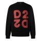блуза,мъжки,ежедневни,облекла,мъжки,горнища,с,качулка,dsquared2,men,s,d2,logo,cotton,crew,neck,sweatshirt,black,red