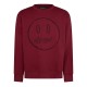 блуза,мъжки,горнища,с,качулка,мъжки,ежедневни,облекла,drew,house,unisex,adults,sketch,mascot,crewneck,crew,sweatshirt,burgundy