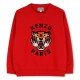 детска,блуза,kenzo,unisex,kids,tiger,embroidered,crew,sweatshirt,red,968