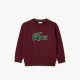 блуза,детски,облекла,lacoste,big,logo,crew,sweatshirt,burgundy,yup