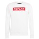 блуза,мъжки,ежедневни,облекла,мъжки,горнища,с,качулка,replay,logo,sweatshirt,white,001