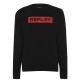 блуза,зимни,аксесоари,replay,logo,sweatshirt,black,098