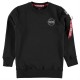 блуза,детски,3/4,панталони,alpha,industries,nasa,badge,crew,neck,sweater,black