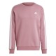 мъжка,блуза,промоция,на,зимни,облекла,мъжки,блузи,adidas,mens,crew,3,stripes,pullover,sweatshirt,crimson