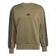 мъжка,поларена,блуза,мъжки,блузи,adidas,essentials,3,stripes,fleece,sweatshirt,mens,olive,strata