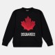 блуза,dsquared2,kids,dsq,maple,crew,sweatshirt,black,red,dq900