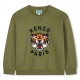 блуза,детски,3/4,панталони,kenzo,kids',tiger,crew,sweatshirt,dark,green