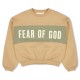 детска,блуза,fear,of,god,essentials,unisex,kids,crew,sweatshirt,ginger