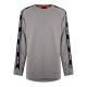 блуза,мъжки,пижами,hugo,hugo,boss,lounge,sporty,logo,sweatshirt,pastel,grey,050