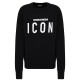 блуза,dsquared2,boy,s,icon,basic,logo,sweatshirt,black,dq900