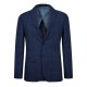 яке,ted,baker,men's,octant,slim,fit,check,suit,jacket,blue,check