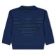 юношеска,блуза,детски,облекла,emporio,armani,eagle,logo,crew,sweater,juniors,blue,0978