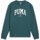 детска,блуза,детски,блузи,puma,unisex,kids,squad,crew,sweatshirt,green