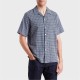 облекла,на,разпродажба,мъжки,ризи,ps,paul,smith,men's,geometric,short,sleeve,patterned,shirt,blue,43