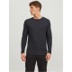 мъжки,пуловер,зимни,аксесоари,jack,and,jones,textured,crew,jumper,mens,dark,grey,mel