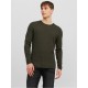 мъжки,пуловер,зимни,аксесоари,jack,and,jones,textured,crew,jumper,mens,grape,leaf