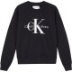блуза,calvin,klein,jeans,classic,logo,crew,sweatshirt,black