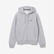 суичър,мъжки,ежедневни,облекла,lacoste,zip,basic,fleece,hoodie,grey,cca