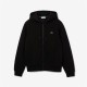 суичър,мъжки,ежедневни,облекла,lacoste,zip,basic,fleece,hoodie,black,c31