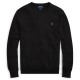 блуза,облекла,на,разпродажба,мъжки,пуловери,polo,ralph,lauren,pima,crew,neck,sweatshirt,polo,black