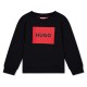 юношеска,блуза,детски,облекла,hugo,logo,sweatshirt,juniors,black,09b