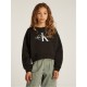 блуза,детски,облекла,calvin,klein,jeans,glitter,monologo,cn,sweatshirt,ck,black,beh