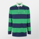 блуза,с,яка,мъжки,тениски,polo,ralph,lauren,men's,stripe,rugby,polo,shirt,green,navy