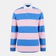 блуза,с,яка,облекла,на,разпродажба,мъжки,тениски,polo,ralph,lauren,men's,stripe,rugby,polo,shirt,pink,blue