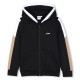 суичър,boss,kids,long,sleeve,full,zip,fleece,hoodie,black