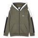 суичър,boss,kids,long,sleeve,full,zip,fleece,hoodie,khaki