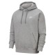 мъжки,суичър,мъжки,горнища,с,качулка,nike,sportswear,club,fleece,pullover,hoodie,mens,grey,mt,silver