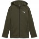 детски,суичър,разпродажба,puma,детски,горнища,с,качулка,детски,3/4,панталони,puma,unisex,kids',evostripe,full,zip,hoodie,dark,olive