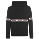 moschino,essential,tape,hoodie,black,0555