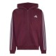 мъжки,суичър,мъжки,горнища,с,качулка,adidas,essentials,fleece,3,stripes,full,zip,hoodie,mens,burgundy,grey