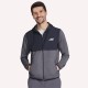 мъжки,суичър,skechers,skechers,hk,weekend,fz,hoodie,hoody,mens,black,charcoal